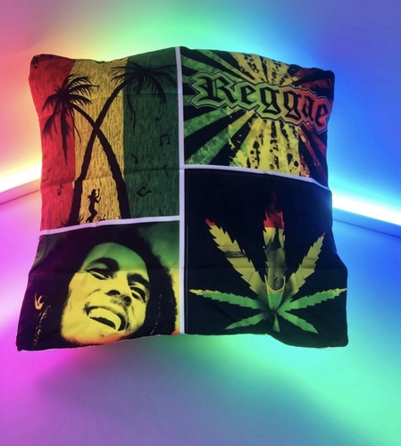 Custom made bob marley cushion - marley,
