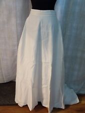 Wedding skirt size 12 ivory satin Benjamin Roberts, check measurements