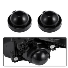 2PCS Universal Car Rubber Headlight Housing Extended Dust Cover Boot Caps 85mm