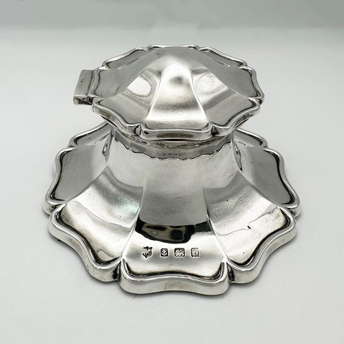Antique inkwell sterling - inkwell,