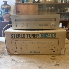 Vintage Yamaha CT-400 Stereo Tuner AM FM Radio, Box & Manual - Untested