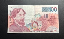 Belgium 100 francs - francs, banknote