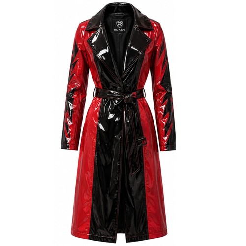 Roxen red black vinyl - red, trench
