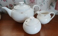 PORTMEIRION FOR SOPHIE CONRAN TEAPOT MILK JUG AND SUGAR BOWL SET