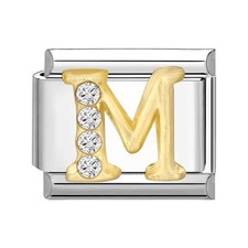 Italian Gold LETTER Charms