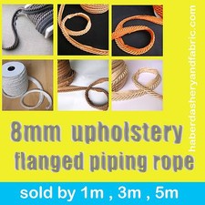 Flanged Piping Cord 8mm Piping