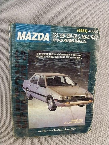 Chilton mazda repair manual - chilton's,