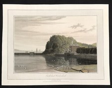 Westmorland Castle-Head aquatint print William Daniell original 1816