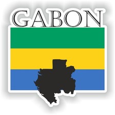 Gabon Country Project Flag