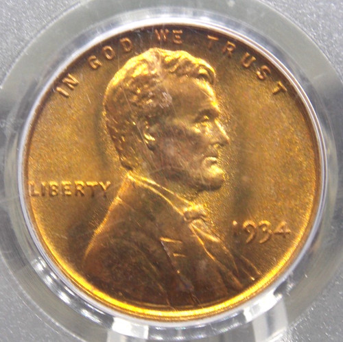 1934 lincoln wheat - "p", cent