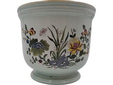 Calyx Ware Ming Grade Ceramic Pot with Floral Design T2710 SK17