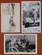 3 Early Peddle Cars Snap Shots