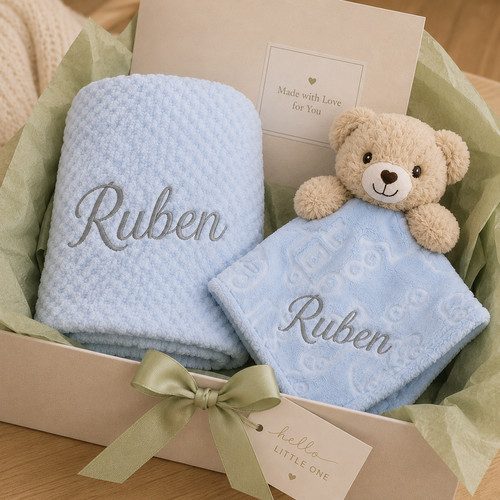 Personalised baby gift - personalised, box
