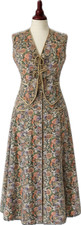 Vintage 70s 80s Floral Skirt &