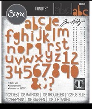 Sizzix Tim Holtz Alphanumeric
