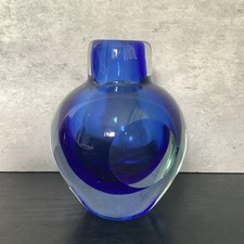 Vintage MCM Cobalt Thick Clear