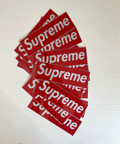 Supreme red white box logo - red/white,