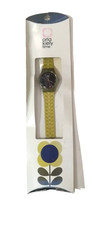 New Orla Kiely Women's Green Strap Watch OK2234 Boxed