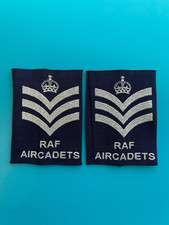 RAF Air Cadets - RAFAC - Flight Sergeant (FS) Rank Slides (Pair) CIIIR C3R