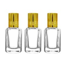 3/6/12ML ROLL ON EMPTY BOTTLES ATTAR/FRAGRANCE/OILS/PERFUME/TRAVEL/PORTABLE UK