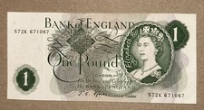 Bank of England £1 One Pound