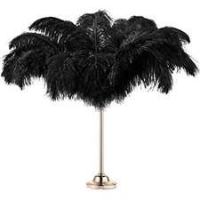 30 Pcs Black Long Ostrich