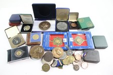 Mixed Lot Commemorative Medals Medallions Boxed Winston Churchill Joseph Troy 
