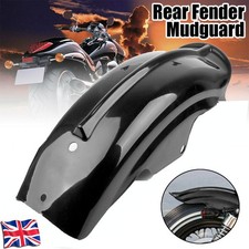 Black Rear Mudguard For Harley
