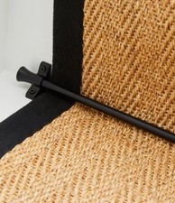 Dunelm Trumpet Finial Black