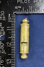 Vintage Brass Tube Whistle