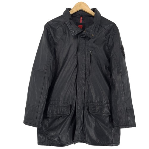 Strellson leather jacket men - leather,