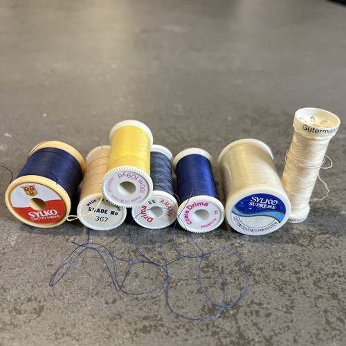 Vintage part used spools - part,