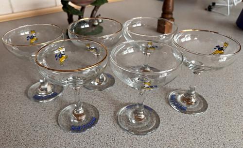 Babycham set coupe - set, 5