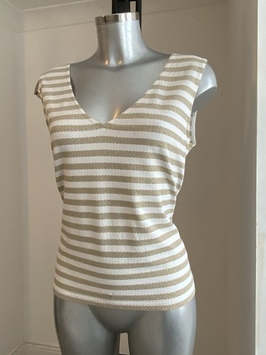 Escada top gold white - escada,