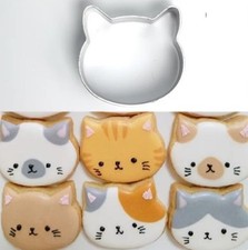 Metal 5.5cm Hello Kitty Style Cat Shaped Cookie Pastry Fondant Icing Cutter