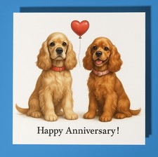 American Cocker Spaniel  Happy