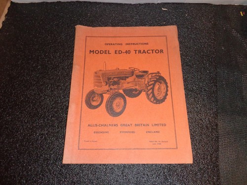 Allis chalmers model 40 - chalmers,