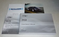 2018 CHEVROLET CRUZE OWNERS MANUAL 18 SET GUIDE L LS LT PREMIUM NEW