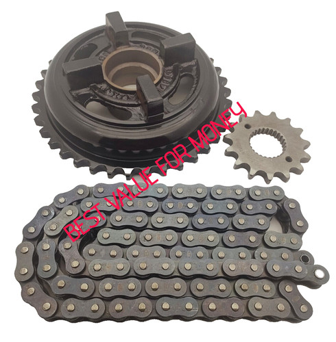 Front rear sprocket chain - front, kit