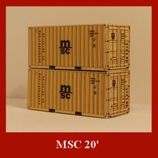 MSC Shipping Containers Card