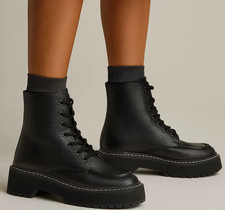 Ex M&S Women's Leather Chunky