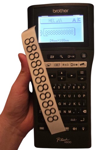 Brother h500 label maker - label,