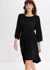 FREEMANS Dipped Hem Midi Dress