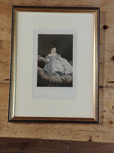 Antique george baxter print - antique,