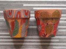hand painted pair of