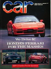 CAR MAGAZINE AUG-1989 - Honda