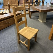 Solid Oak Ladderback Dining Chair