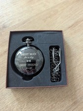 Best Man Engraved Pocket Watch