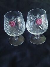 Royal Albert 'Victoria' Pattern Finest  W German 24% Lead Crystal Brandy Glasses