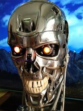 T800 bust statue head - t2,
